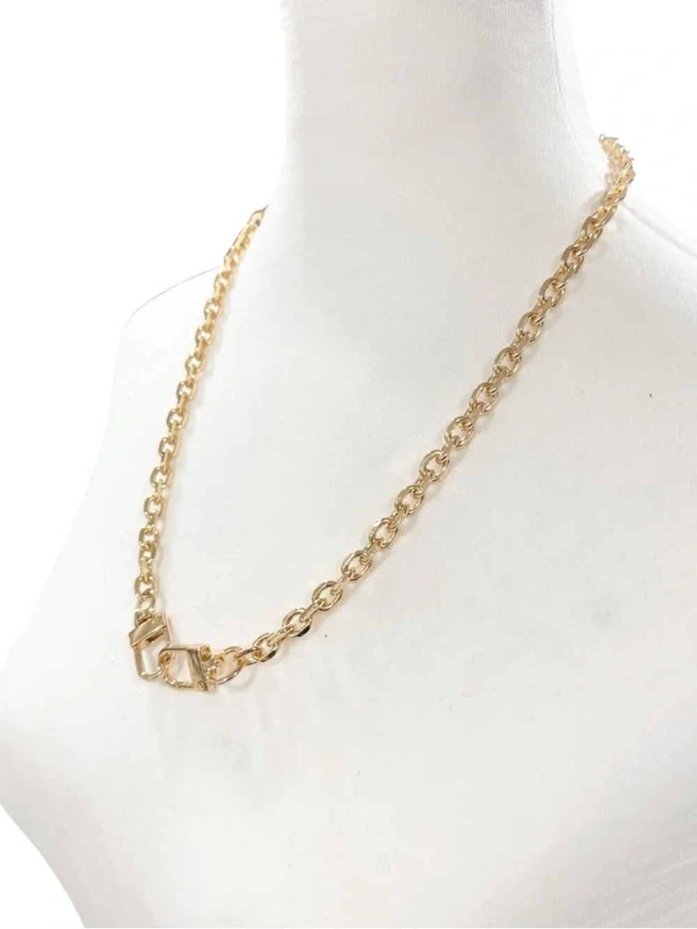 18K Gold Plated 23.5” Chain Necklace - Picture 5 of 8